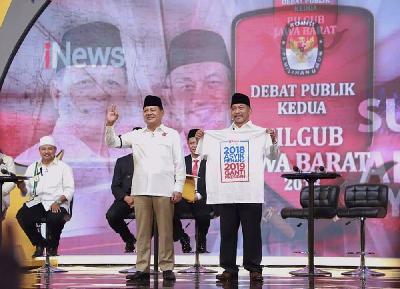 Bawaslu Jawa Barat Bahas Ricuh Debat Calon Gubernur
