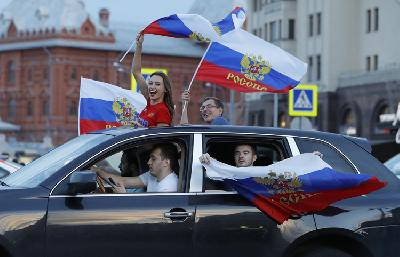 Optimisme Warga Rusia Menuju Final 