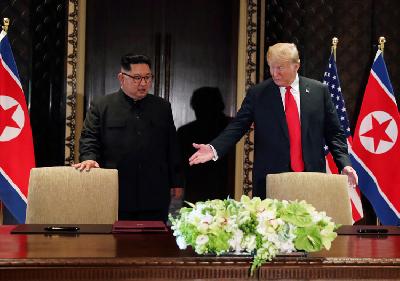 Korea Utara Rancang Pertemuan Kedua Trump-Kim 
