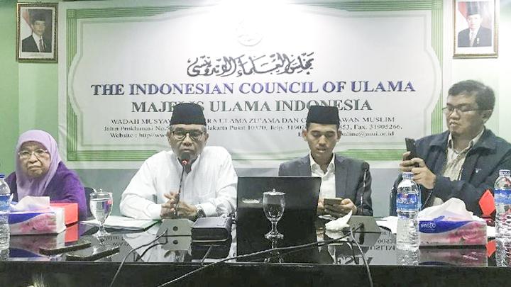 Majelis Ulama Indonesia menerbitkan fatwa penggunaan vaksin campak dan rubela di Menteng, Jakarta Pusat, Agustus 2018. -Mochamad Zhacky Kusumo/DETIK.COM