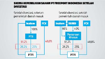 Skema Kepemilikan Saham PT Freeport Indonesia