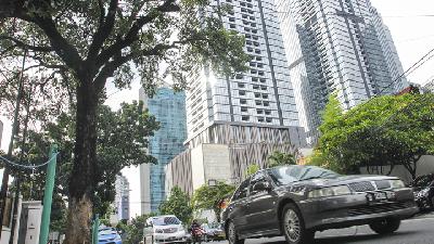 Apartemen District 8 di Jalan Senopati, Jakarta Selatan, Jumat pekan lalu. /TEMPO/Hilman Fathurrahman W