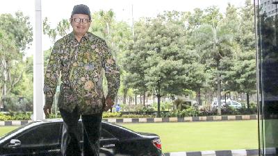 Lukman Hakim Saifuddin di kantor Kementerian Agama, Jakarta, Senin, 18 Maret 2019./TEMPO/Muhammad Hidayat