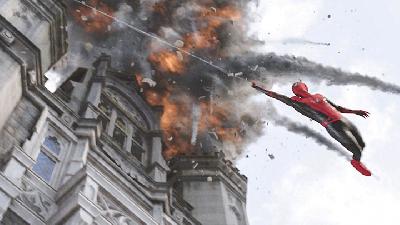Tom Holland berperan sebagai Peter Parker (Spider Man). Sony Pictures