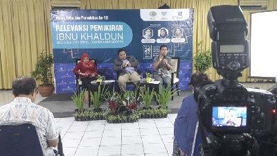 Diskusi Relevansi Pemikiran Ibnu Khaldun di Universitas Paramadina, Jakarta, 26 Juni 2019./ Tempo/Abdul Manan 