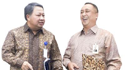 Sulaiman Arif Arianto dan Royke Tumilaar (kanan)./ANTARA/Widodo S. Jusuf