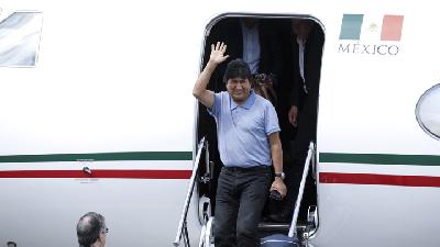 Evo Morales. REUTERS/Luis Cortens