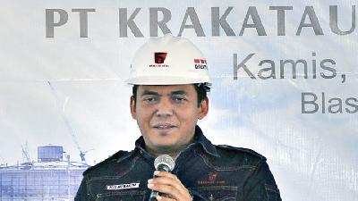 Silmy Karim, Direktur Utama PT Krakatau Steel (Persero) Tbk/Antara/Asep Fathulrahman