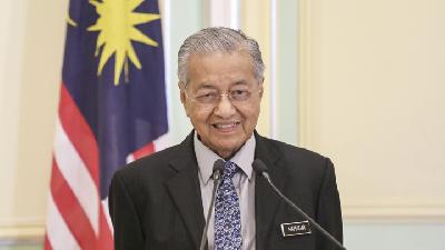Perdana Menteri Malaysia, Mahathir Muhammad di Putrajaya, Malaysia./Reuters/Lim Huey Teng