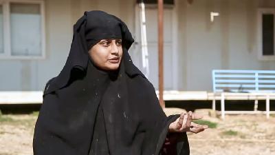 Shamima Begum in an interview with itv at the Al-Hawl refugee camp, Syria, February 2019. Youtube/itv