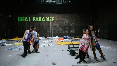 Geladi The Last Ideal Paradise di studio Perum Produksi Film Negara, Jatinegara, Jakarta./ Goethe-Institut Indonesien