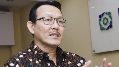 Direktur Utama BPJS Kesehatan Fachmi Idris/ ANTARA FOTO/Galih Pradipt