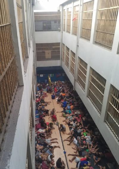 Suasana di Rumah tahanan Cipinang, 30 Maret lalu. 
