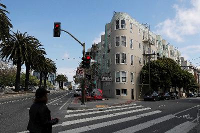 Salah satu sudut kota San Francisco, California, Amerika Serikat. 27 Maret lalu.  REUTERS/Shannon Stapleton