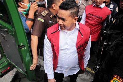 Rahmat Kadir Mahulette di PN Jakarta Utara, Jakarta, 19 Maret 2020. TEMPO/Hilman Fathurrahman W
