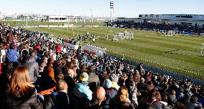 Tempat berlatih kesebelasan Real Madrid di estadio alfredo di stéfano, Spanyol. realmadrid.com