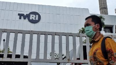 Gedung Televisi Republik Indonesia (TVRI) di Jakarta, Jumat,2019. TEMPO / Hilman Fathurrahman W