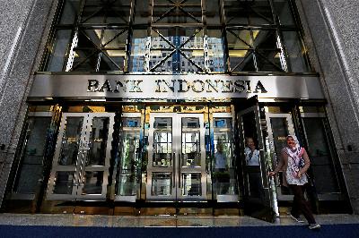 Bank Indonesia di Jakarta, Januari 2019. Utang luar negeri Indonesia diproyeksi akan terus meningkat hingga akhir tahun ini. REUTERS/Willy Kurniawan