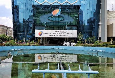 Gedung kementerian Badan Usaha Milik Negara (BUMN) di Jakarta, Juli 2019. TEMPO/Hilman Fathurrahman W
