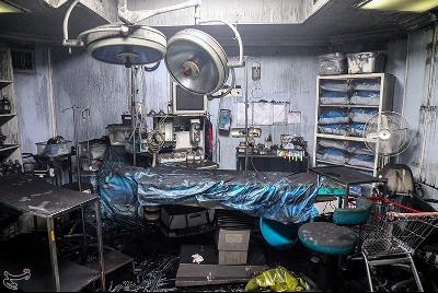 Ruangan yang rusak akibat ledakan di sebuah klinik di Teheran utara, Iran, 30 Juni 2020. Tasnim News Agency/Handout via REUTERS 