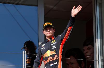 Max Verstappen di Hungaroring, Budapest, Hungaria. REUTERS/Bernadett Szabo