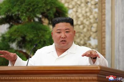 Kim Jong Un. KCNA via REUTERS   