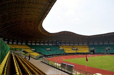 Stadion Patriot Candrabhaga di Kota Bekasi, Jawa Barat. Dokumentasi TEMPO/Ariesant