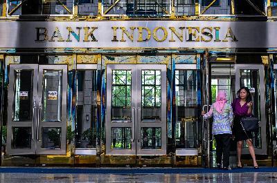 Suasana komplek perkantoran Bank Indonesia di Jakarta. Tempo/Tony Hartawan