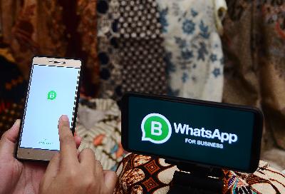 Aplikasi WhatsApp For Business. Tempo/Nurdiansah