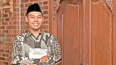 Irwan Masduki, ustad penebar toleransi antar agama di Yogyakarta, 14 Juli 2020. TEMPO/Yovita Amalia