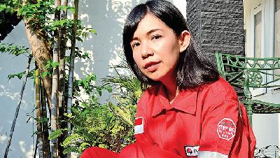 Yunita Dyah, Senior Reservoir Engineer di Premier Oil saat ditemui di Jakarta, 22 Juli 2020./Tempo/Nurdiansah
