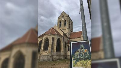 Gereja di Auvers-sur-Oise. Linawati Sidarto