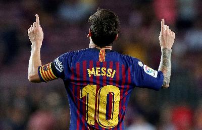 Lionel Messi. REUTERS/Albert Gea/File Photo