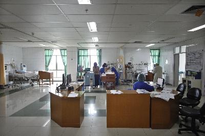 Salah satu ruangan di Rumah Sakit Umum Daerah (RSUD) Cengkareng, Jakarta. TEMPO/Subekti