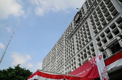 Kantor KPU RI, Jakarta, 4 Agustus 2020.  Tempo/Nurdiansah