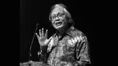 Jakob Oetama di Jakarta, 29 Maret 2005./TEMPO/ Usman Iskandar