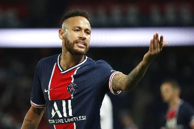  Neymar di Parc des Princes, Paris, Perancis, 13 September 2020.  REUTERS/Gonzalo Fuentes
