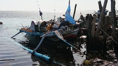 Nelayan di Pulau Kodingareng, 16 September 2020./TEMPO/ Didit Hariyadi