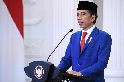 Presiden Joko Widodo di Istana Bogor, Jawa Barat, 23 September 2020. ANTARA/HO/Setpres-Lukas/wpa/aww.