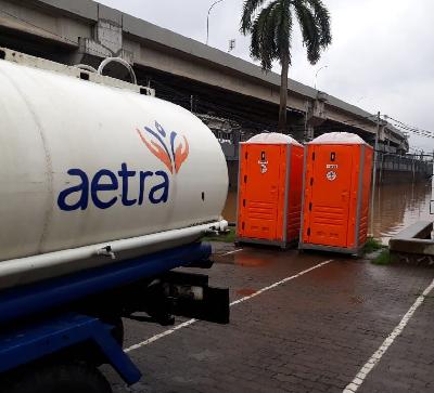 Perusahaan penyediaan dan pelayanan air bersih PT. Aetra Air Jakarta (Aetra) di Jakarta. aetra.co.id