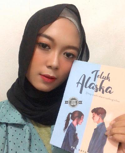 Penulis, Eka Aryani meluncurkan novel "Teluk Alaska" di Gramedia Bandung, Jawa Barat, 17 Agustus 2019. Dok. Eka Aryani