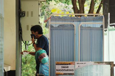 Sukarelawan mengikuti uji klinis fase 3 vaksin Covid-19 Sinovac di Klinik Universitas Padjadjaran, Bandung, Jawa Barat, 8 September 2020. TEMPO/Prima Mulia