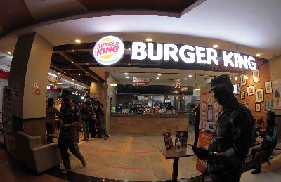Gerai Burger King di Jalan Margonda Kota Depok, 10 September 2020. Tempo/Amston Probel