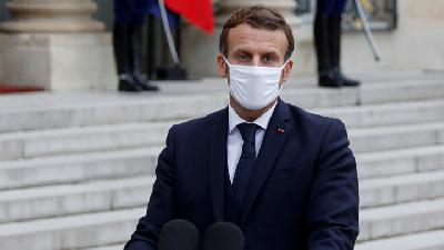 Presiden Prancis, Emmanuel Macron./Reuters/Charles Platiau