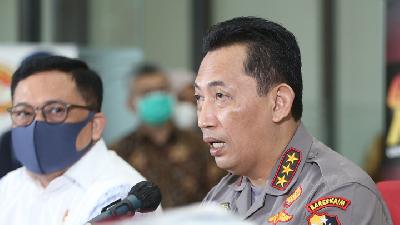 Police Criminal Investigation Division (Bareskrim) Chief Comr. Gen. Listyo Sigit Prabowo at the Bareskrim Building, Jakarta, September 7./ TEMPO/Muhammad Hidayat