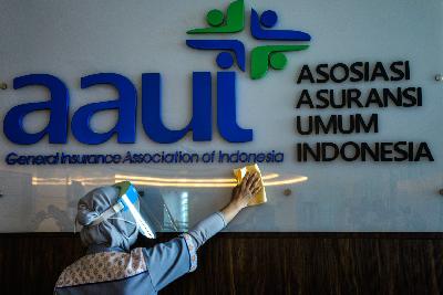 Kantor Asosiasi Asuransi Umum Indonesia di Jakarta, 25 September 2020. Tempo/Tony Hartawan