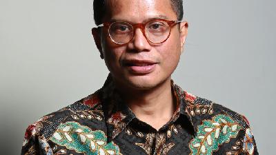 Direktur Utama Bank Tabungan Negara Pahala Mansury di kantor redaksi Tempo, 10 Maret 2020. TEMPO/Ratih Purnama