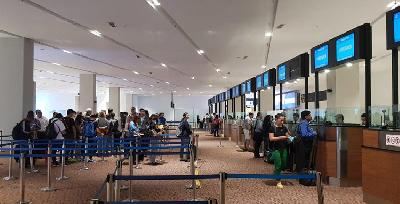 Pemeriksaan Warga Negara Asing (WNA) di Imigrasi Bandara Soekarno-Hatta. Tempo/Joniansyah Hardjono