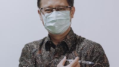 Menteri Kesehatan Republik Indonesia Budi Gunadi Sadikin di Jakarta, Jumat, 15 Januari 2021. TEMPO/Muhammad Hidayat