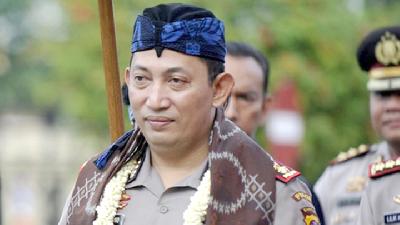 Listyo Sigit Prabowo saat masih berpangkat Komisaris Besar dalam acara penyambutan dirinya di Mapolda Banten, Serang, Oktober 2016./ANTARA/ Asep Fathulrahman
